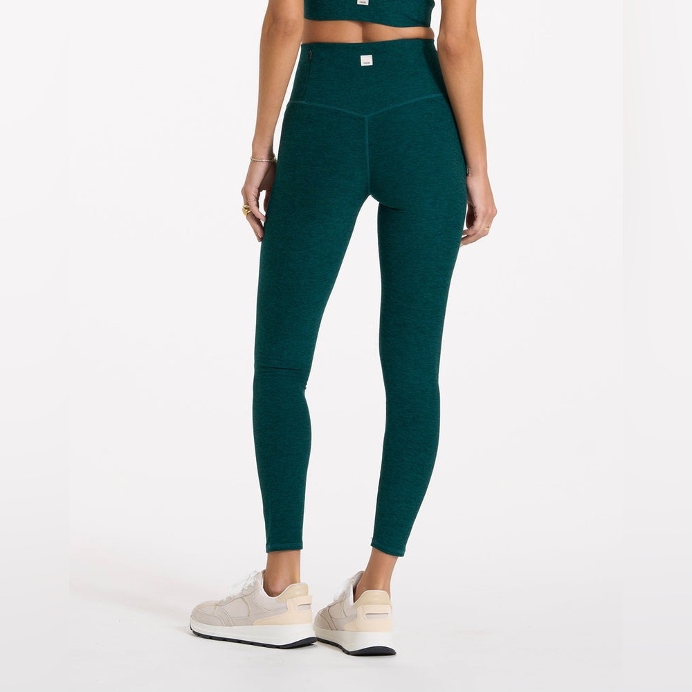 Vuori Green Leggings High-Waisted Seamless Design - Picture 3 of 7
